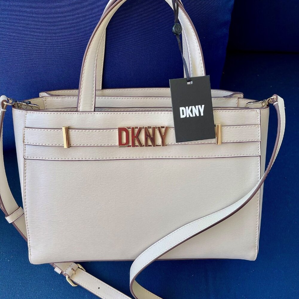 NWT Donna Karan New York GOLD DKNY bag purse Summer Style BECKETT SATCHEL model
